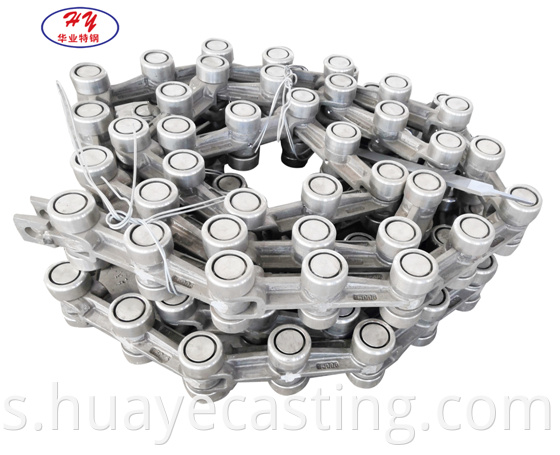 Precision Cast Link Chain In Heat Treatment Furnace And Industrial Furnace3